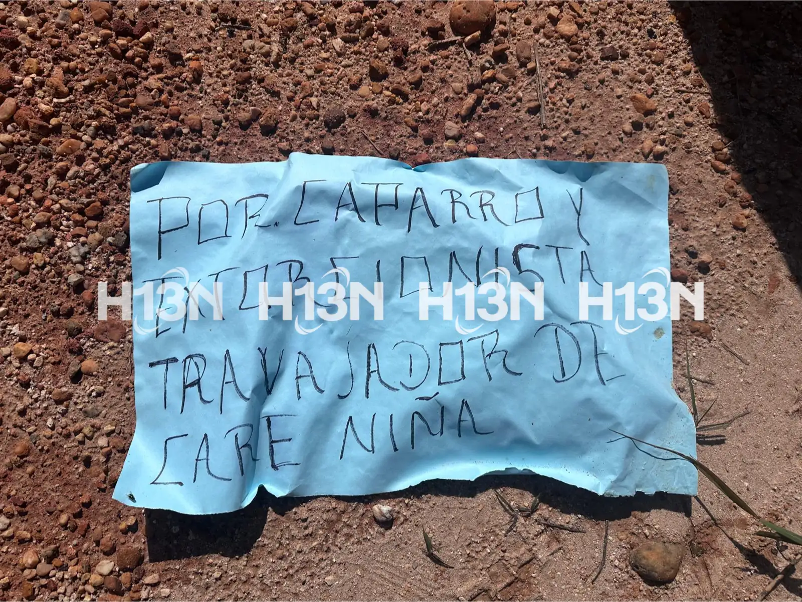 Encuentran cadáver con signos de tortura y letrero en zona rural de El Bagre, Antioquia
