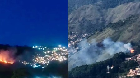 Reporta incendio forestal en la Comuna 8 de Medellín