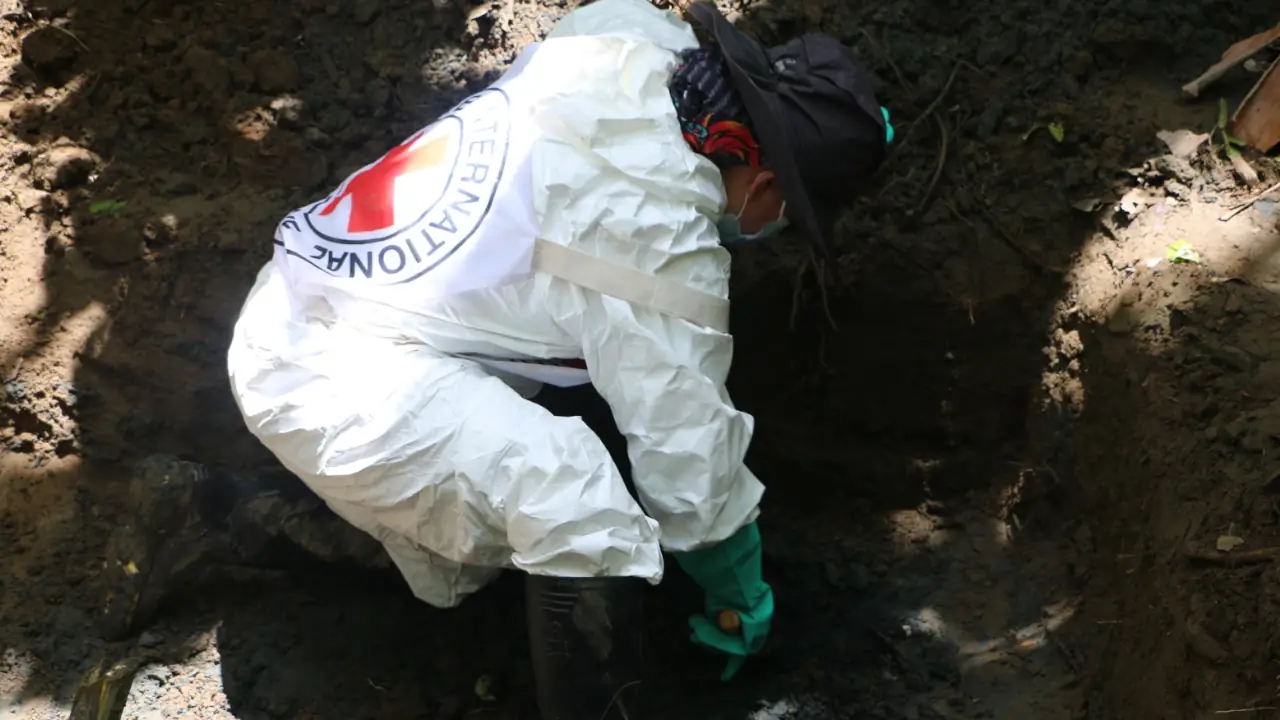 CICR recupera restos de personas desaparecidas tras años de búsqueda