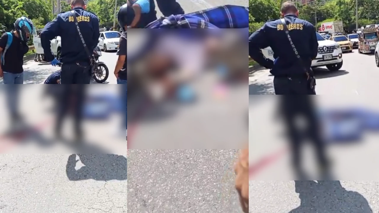 Una abuelita falleció tras ser arrollada por un motociclista en la vía al Mar a la altura de Blanquizal ACCIDENTE-