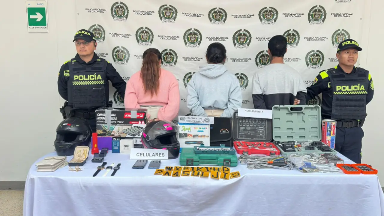 Capturan a cuatro personas en Marinilla por extorsión y receptación