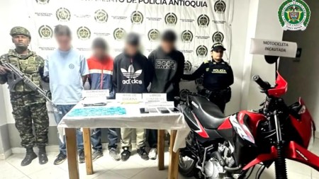 Cuatro capturados en El Santuario durante operativo contra el microtrafico