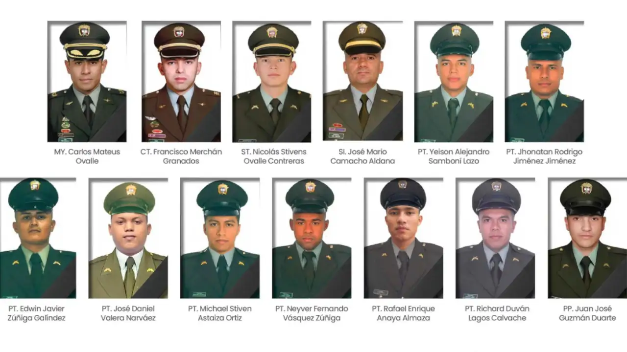 Gobernación declara día de duelo en Antioquia en homenaje a policías asesinadas en Amalfi