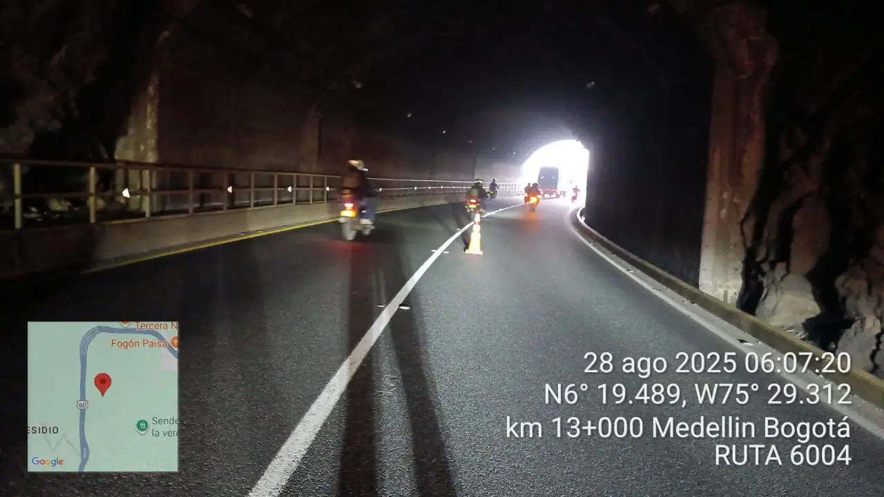 Cuidado conductores: robos de cable afectan la movilidad en la Autopista Medellín-Bogotá