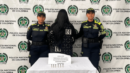 En el municipio de La Ceja fue capturada una mujer por porte ilegal de municiones captura-mujer-la-ceja