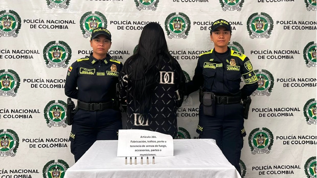 En el municipio de La Ceja fue capturada una mujer por porte ilegal de municiones captura-mujer-la-ceja