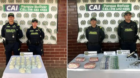 Operativo de las autoridades en el centro de Medellín deja incautaciones, estupefacientes y armas