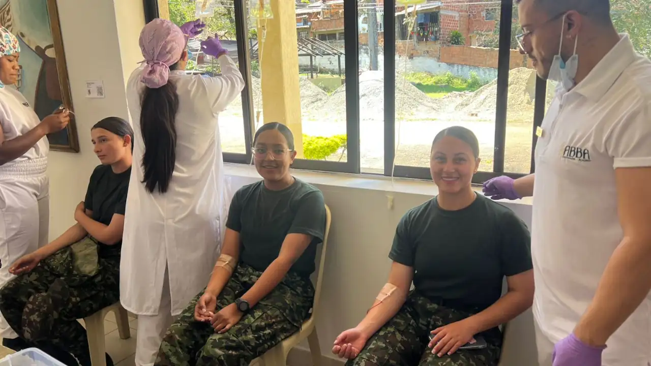 Soldados en Antioquia recibieron jornada de bienestar y relajación en el batallón Atanasio Girardot