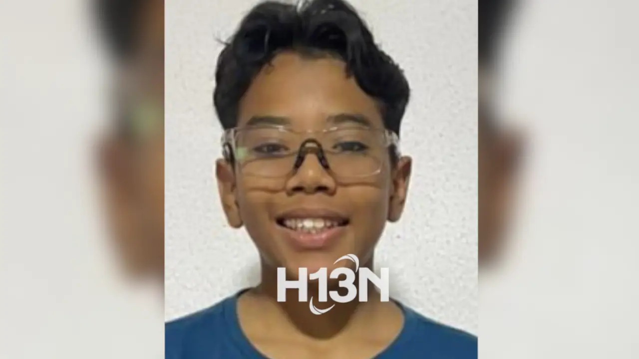 Alejandro Ospina Hernández, de 13 años, fue reportado como desaparecido en Copacabana