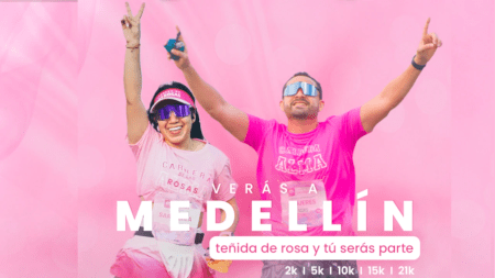 La décima edición de la Carrera de las Rosas se vivirá nuevamente en Medellín. Una iniciativa que promueve la detección temprana del cáncer de mama