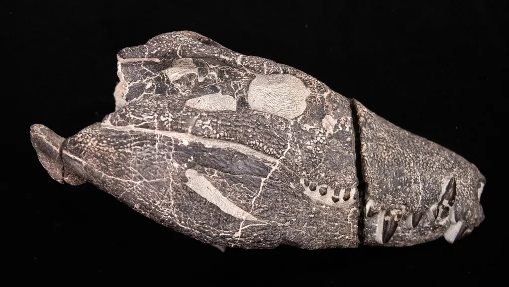 El cráneo fósil de Kostensuchus atrox