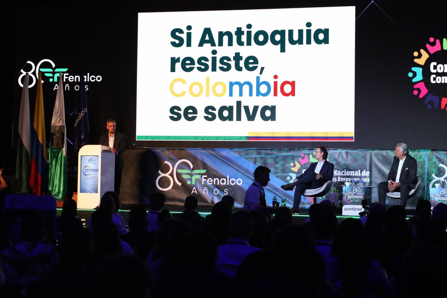 Gobernador Andrés Julián destacó tenacidad y capacidad para construir país y generar riqueza de comerciantes y empresarios en Congreso de Fenalco Gobernador de Antioquia en Fenalco