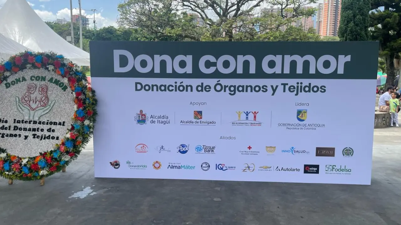 Antioquia unió instituciones y motociclistas en una caravana por la vida para promover la donación de órganosd