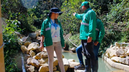 La planta La Perla en Altavista vuelve a operar y asegura agua potable para casi dos mil personas en Medellín