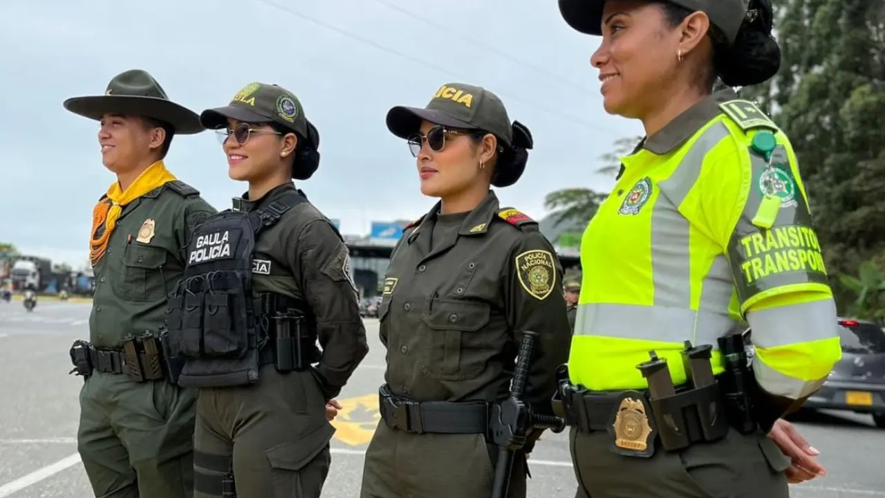 Más de 500 policías refuerzan la seguridad en el Plan Retorno en el Valle de Aburrá