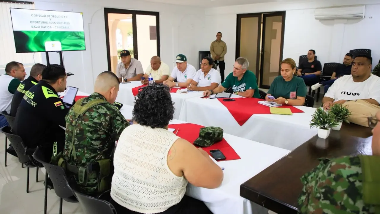 Gobernador de Antioquia resalta reducción del crimen y fortalecimiento de la seguridad en el Bajo Cauca