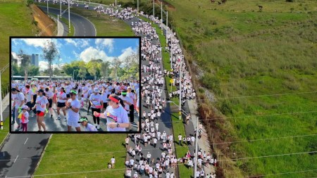 Más de dos mil personas participaron en la Carrera de Colores en Rionegro