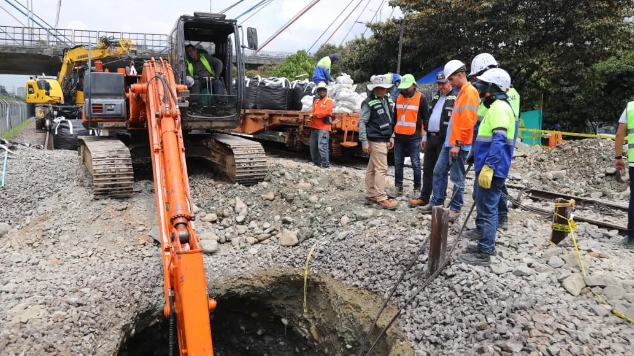 Actualización: Más de 80 personas trabajan día y noche para restablecer el servicio del Metro de Medellín