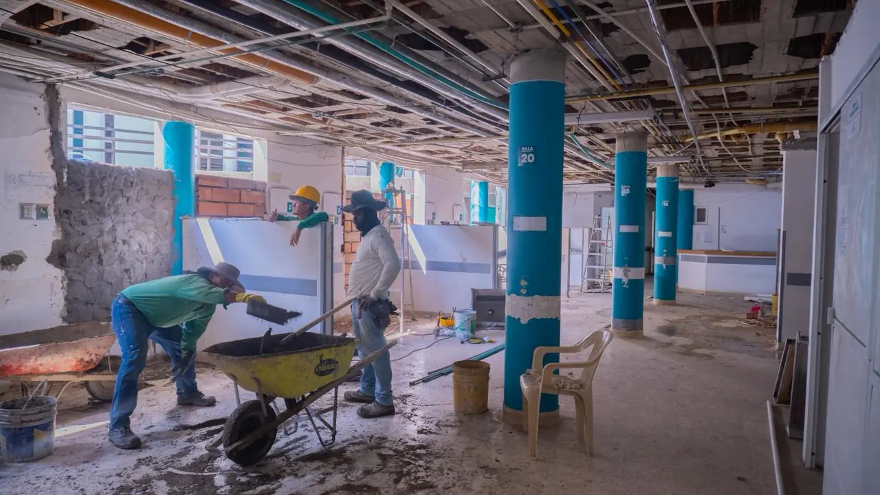 Así avanza la remodelación del hospital Venancio Díaz Díaz en Sabaneta 2 Así avanza la remodelación del hospital Venancio Díaz Díaz en Sabaneta