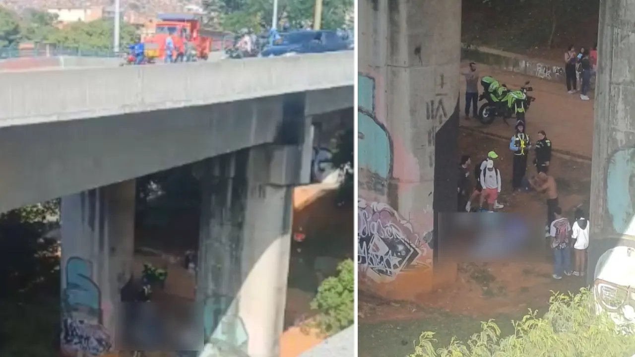 Dos personas caen al vacío en accidente de motocicleta en Puente Madre Laura