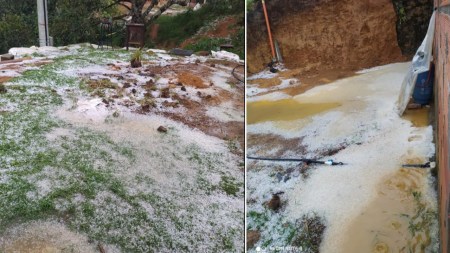 Fuerte granizada dejó daños en cultivos y varias viviendas afectadas en zona rural de Guarne