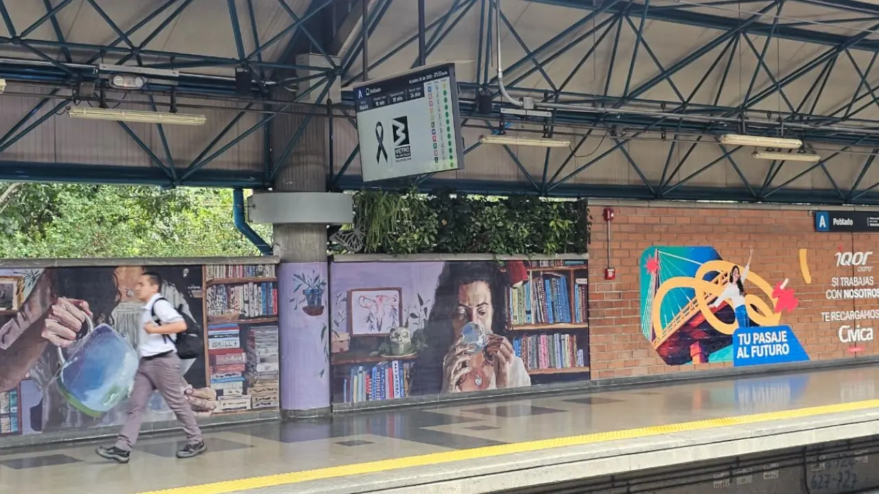 Metro de Medellín realizó emotivo gesto en homenaje a Julián, el joven que murió atropellado mientras trabajaba en las obras de la línea férrea