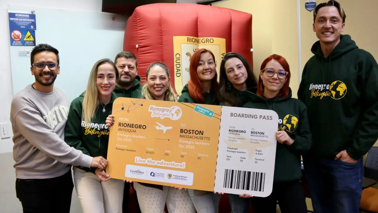 Seis profesores de Rionegro viajarán a Boston para una experiencia académica internacional