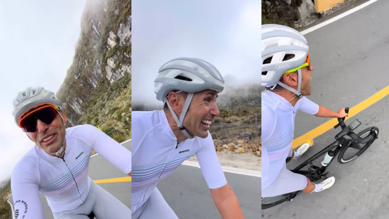 “Lo más bonito que he visto en mi vida”: ciclista español llora al apreciar los paisajes colombianos turista-español-paisajes-colombianos