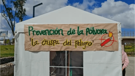 ¡Los riesgos de la pólvora son reales! En Rionegro ya están sensibilizando a los ciudadanos para encender alegrías, no heridas pólvora-rionegro