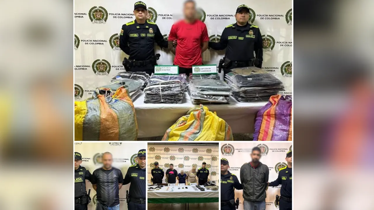 Operación simultánea en el Valle de Aburrá deja 18 capturados, incautaciones de armas y decomisos tras una semana de intervenciones Megaoperativo en el Valle de Aburrá termina con 18 capturados ligados a estructuras delictivas