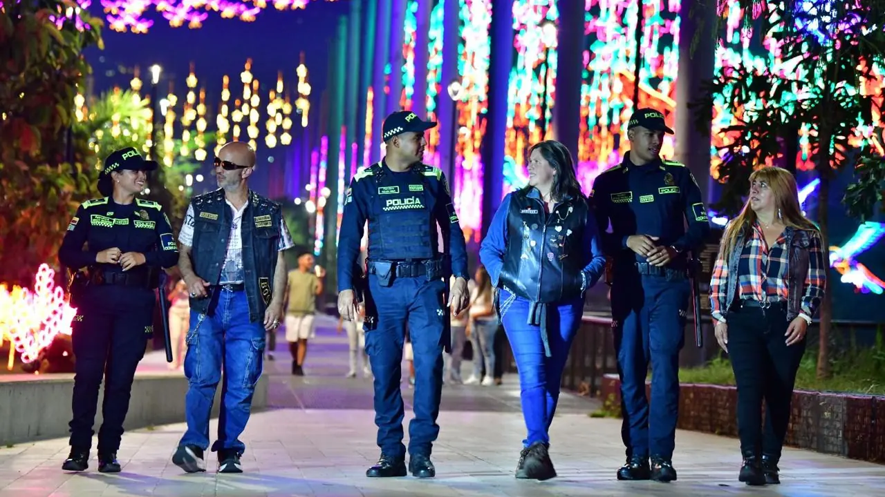 Más de 1.200 policías reforzarán la vigilancia en Medellín y municipios cercanos durante las fiestas de fin de año