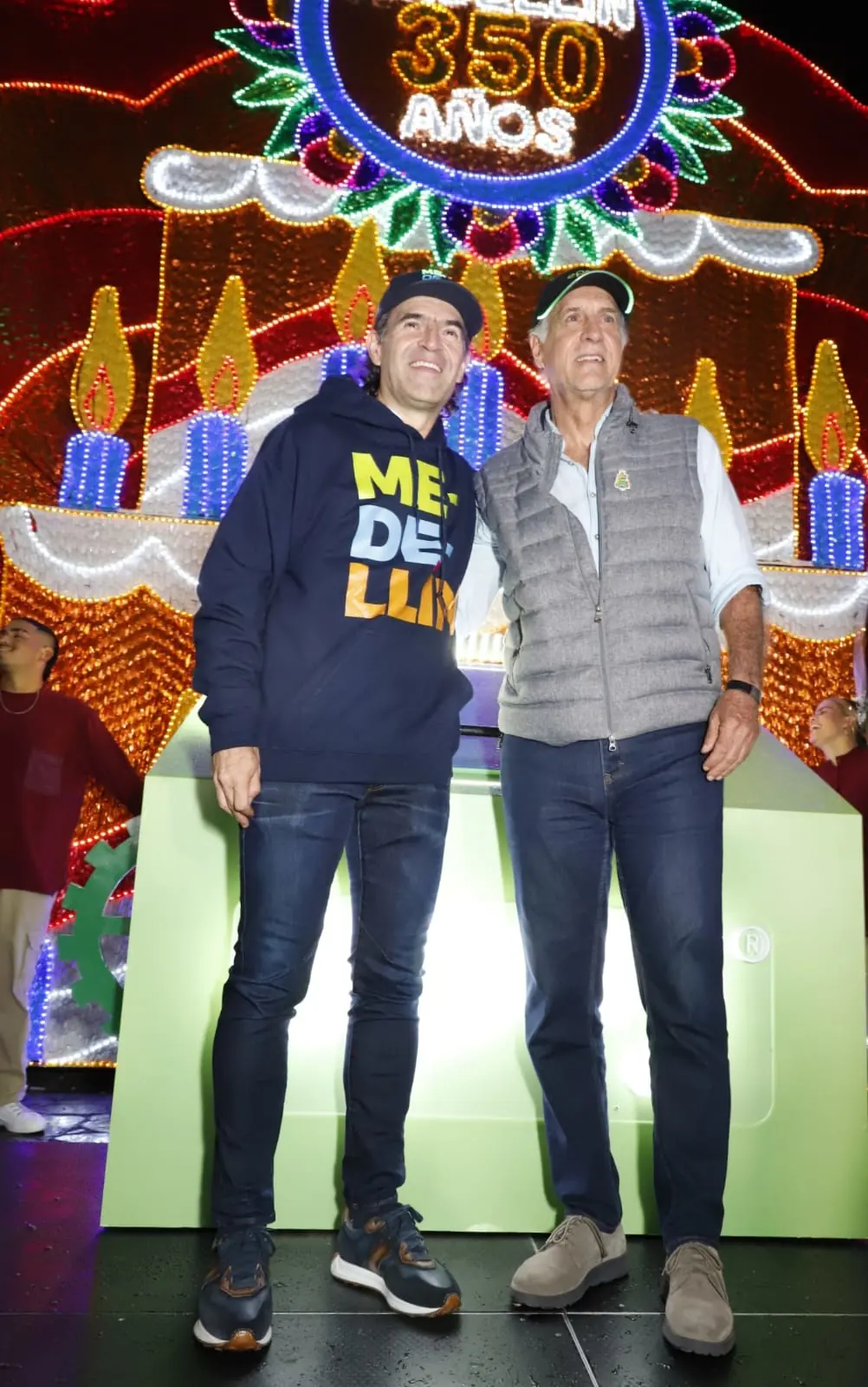 Medellín inició la Navidad con un encendido que ilumina más de 60 puntos en la ciudad