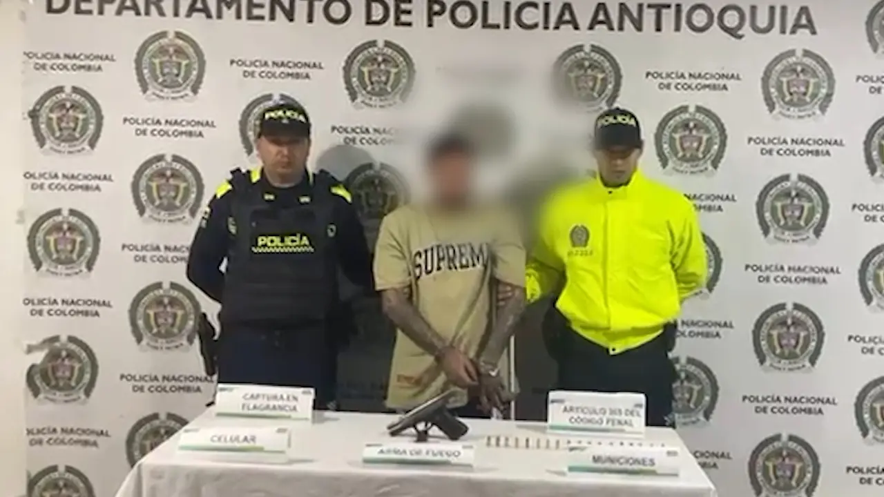 Policía captura a alias “Daniel”, presunto cabecilla de sicarios en el suroeste
