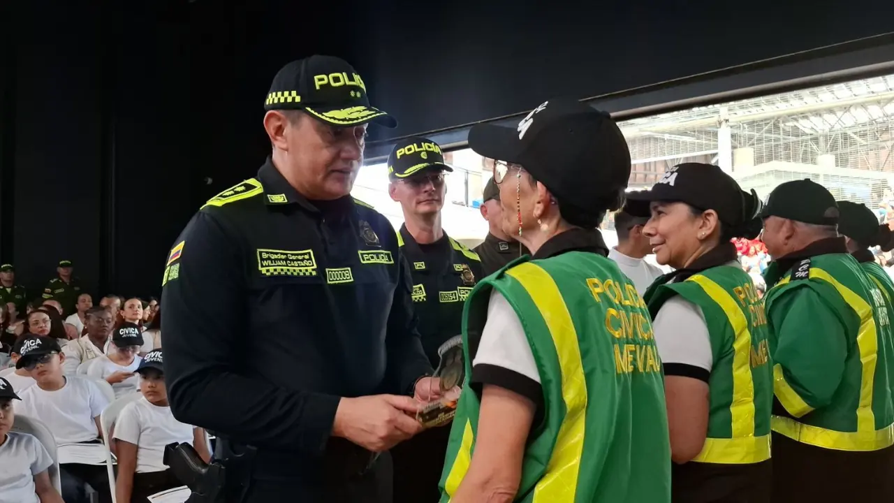 Policía del Valle de Aburrá reunió a voluntarios en un Programa de Participación Cívica Infantil y Juvenil