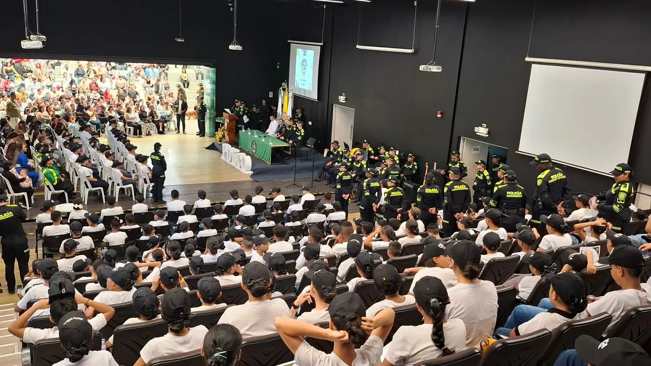 Policía del Valle de Aburrá reunió a voluntarios en un Programa de Participación Cívica Infantil y Juvenil