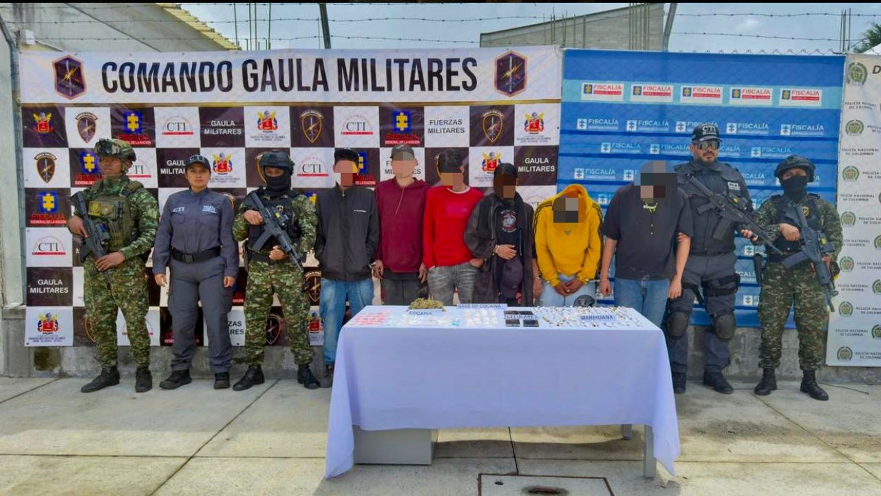 Capturados seis presuntos integrantes del grupo delincuencial organizado El Mesa, en El Carmen de Viboral, Antioquia