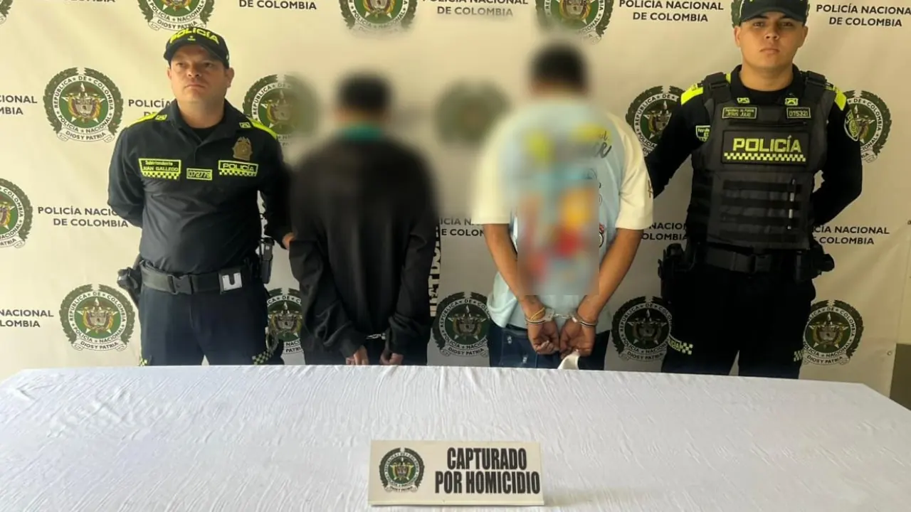 Capturan en Manrique a dos hombres señalados de un homicidio ocurrido en la madrugada en el centro de Medellín