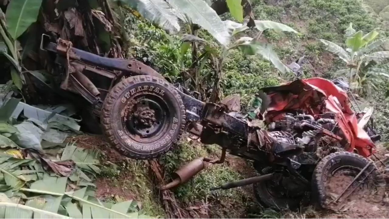 Carlos perdió la vida en accidente de tránsito, en el carro iba una señora embarazada que quedó herida en Salgar