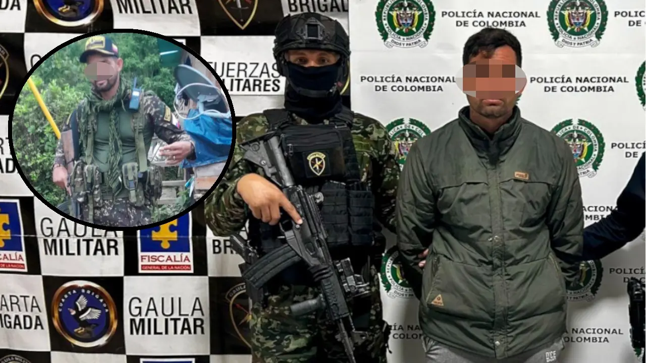 Ejército y Policía capturan a alias Richard, presunto cabecilla guerrillero en Yarumal, Antioquia
