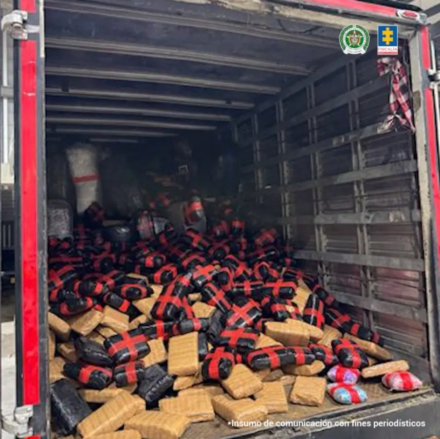 Envían a la cárcel a presuntos responsables del cargamento de marihuana decomisado en Girardota