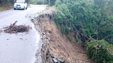 Lluvias provocan cierre parcial en la Vía Sonsón - Argelia: paso habilitado solo hacia Sonsón
