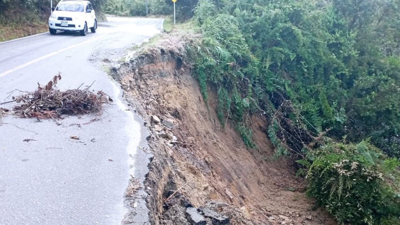 Lluvias provocan cierre parcial en la Vía Sonsón - Argelia: paso habilitado solo hacia Sonsón