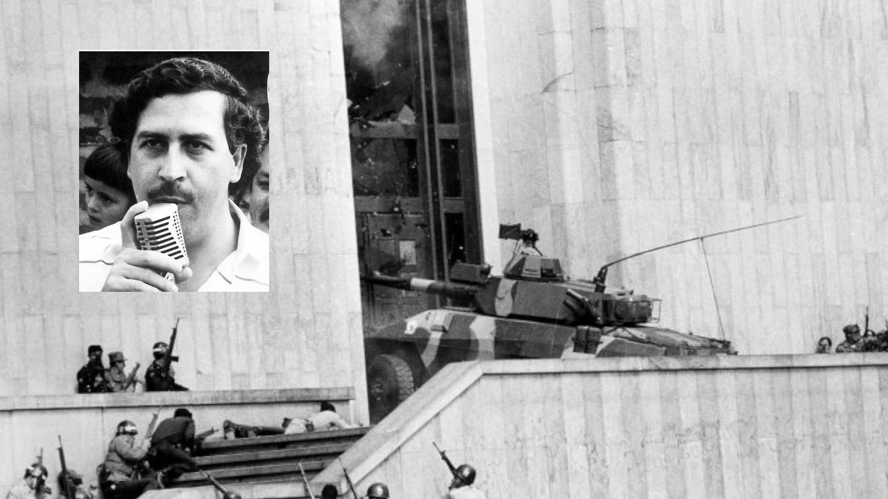 Sobrino de Pablo Escobar confirma apoyo del capo al M-19 en la toma del Palacio de Justicia Pablo Escobar.PalaciodeJusticia