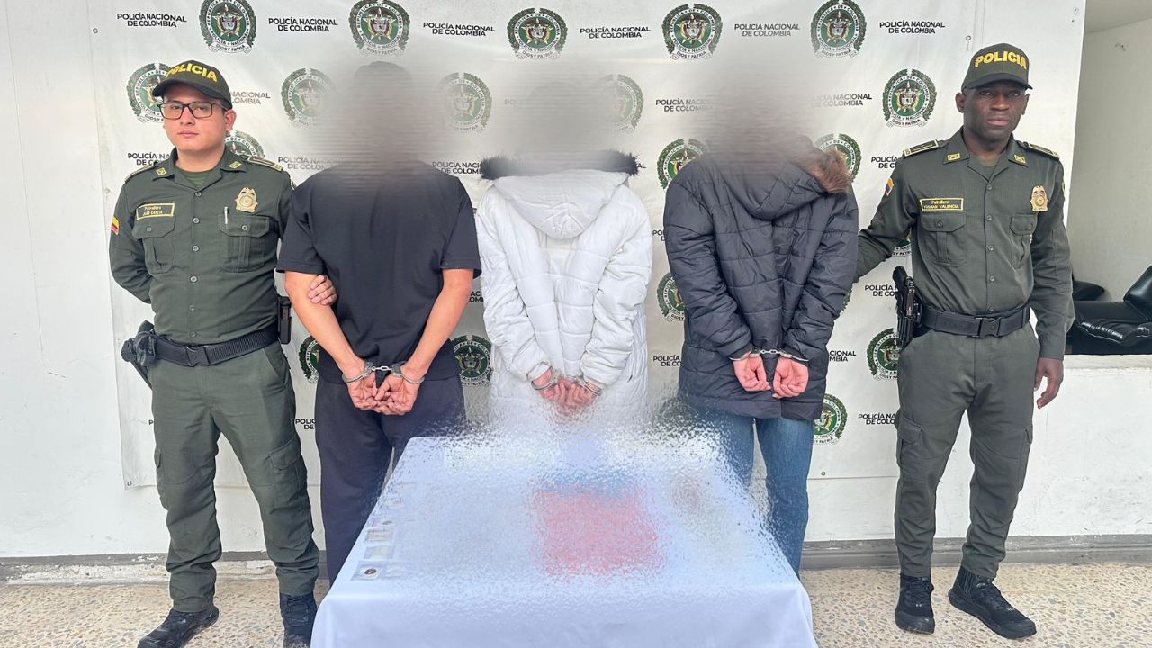 Tres del combo de "El Mesa" se fueron a la cana tras operativos de la Policía en Marinilla