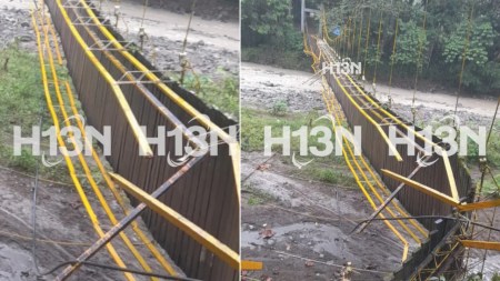 comunidad reporta caída de puente en zona rural de Apartadó