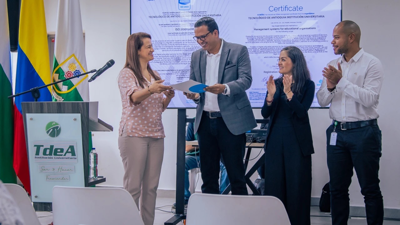 La Institución Universitaria Tecnológico de Antioquia avanza en calidad, inclusión y mejoramiento continuo con un nuevo estándar internacional