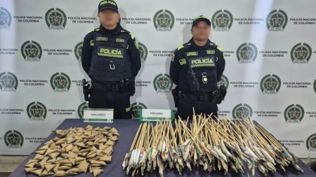 Autoridades en Bello decomisan 80 kilos de pólvora