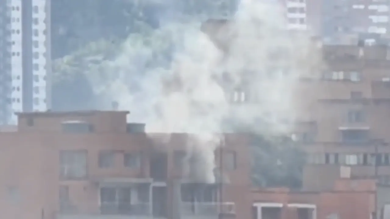 Bomberos logran controlar incendio en Envigado este 21 de diciembre