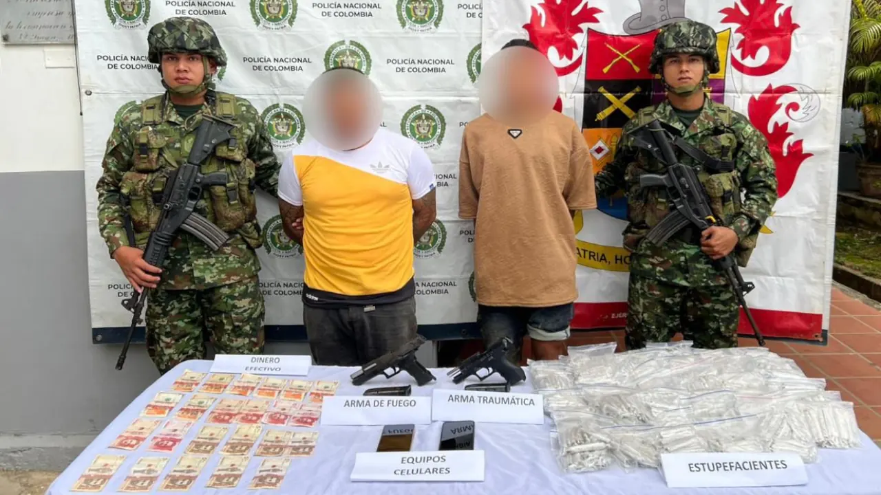 Ejército confirma la captura de dos hombres señalados de pertenecer a grupo armado ilegal en Zaragoza,