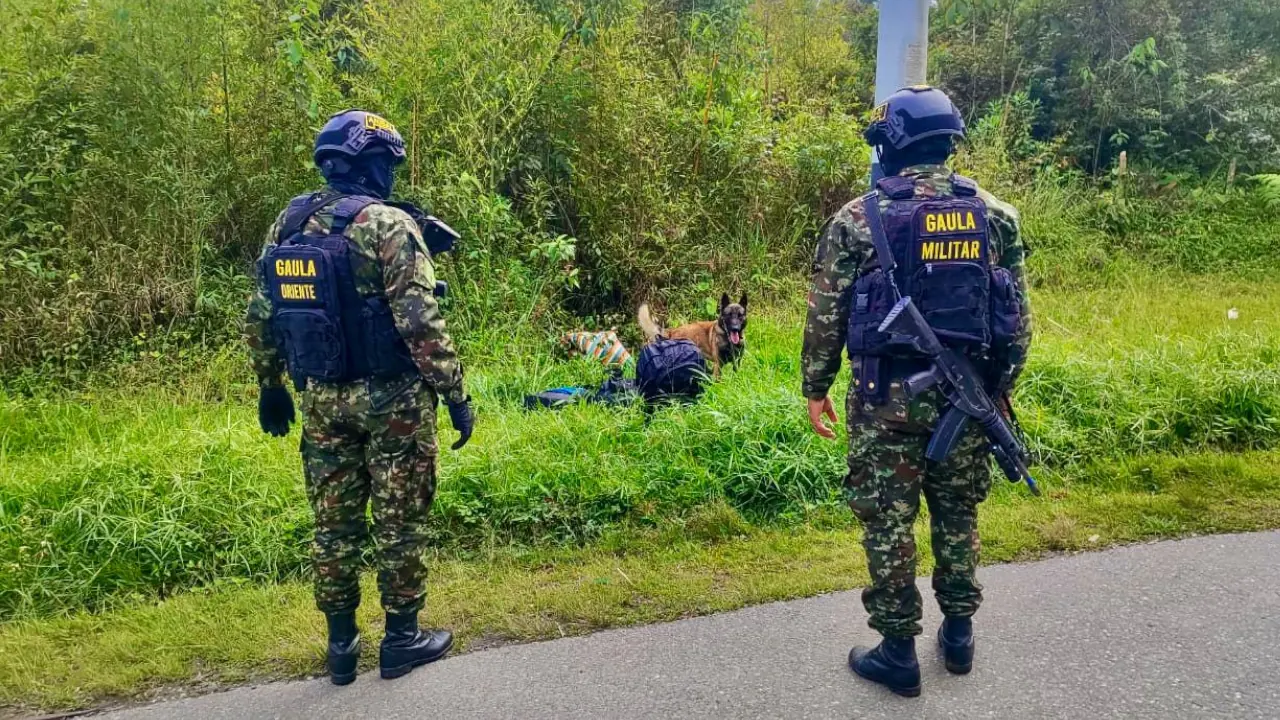 Ejército halla cargamento de cocaína oculto en zona rural de Cocorná